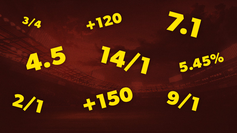 sportsbooks betting odds and lines